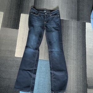 Dark Blue Women's New York & Company Soho Curvy Bootcut Jeans Size 10 Tall